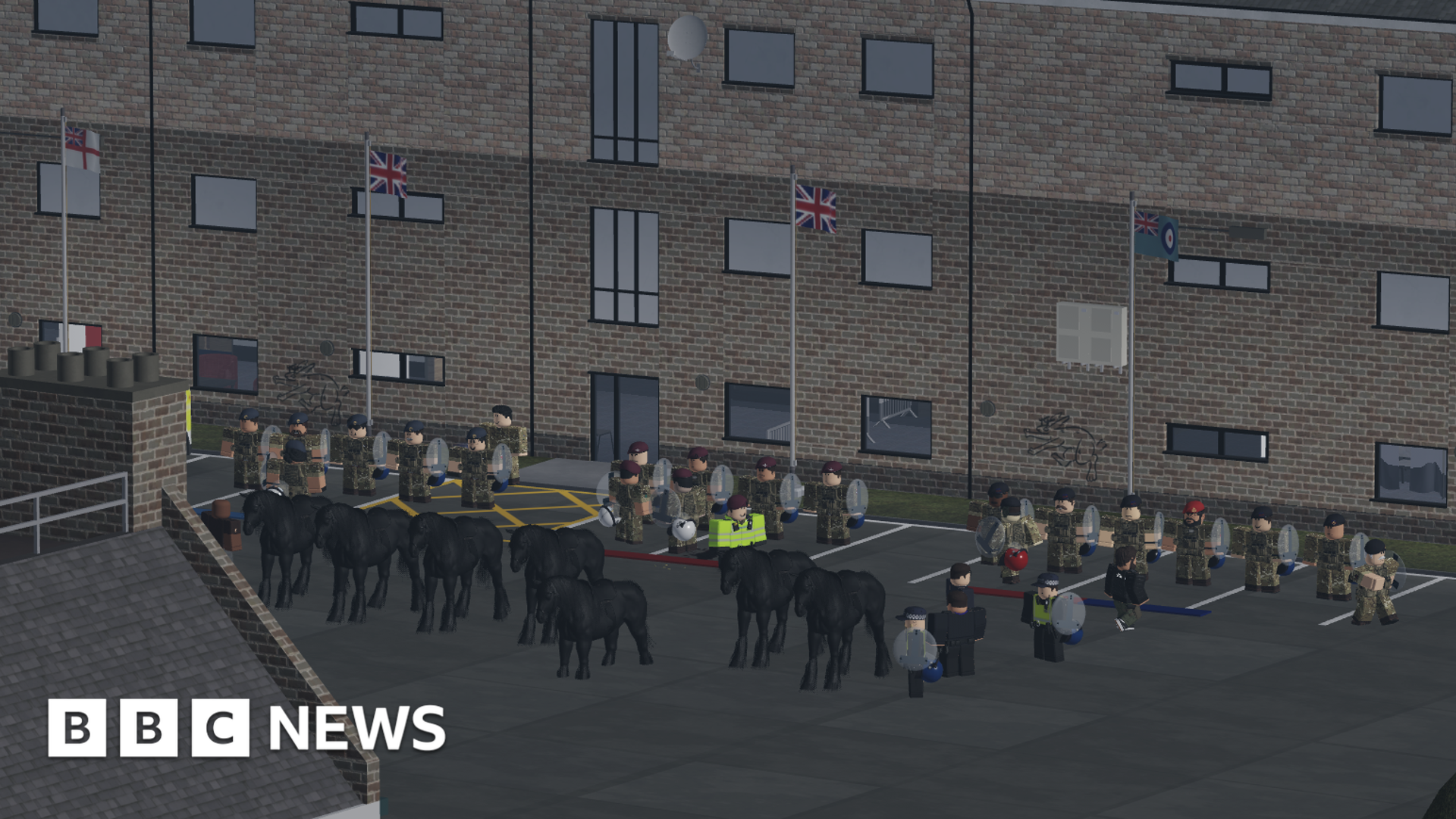Metropolitan Police and British Armed Forces conduct joint training