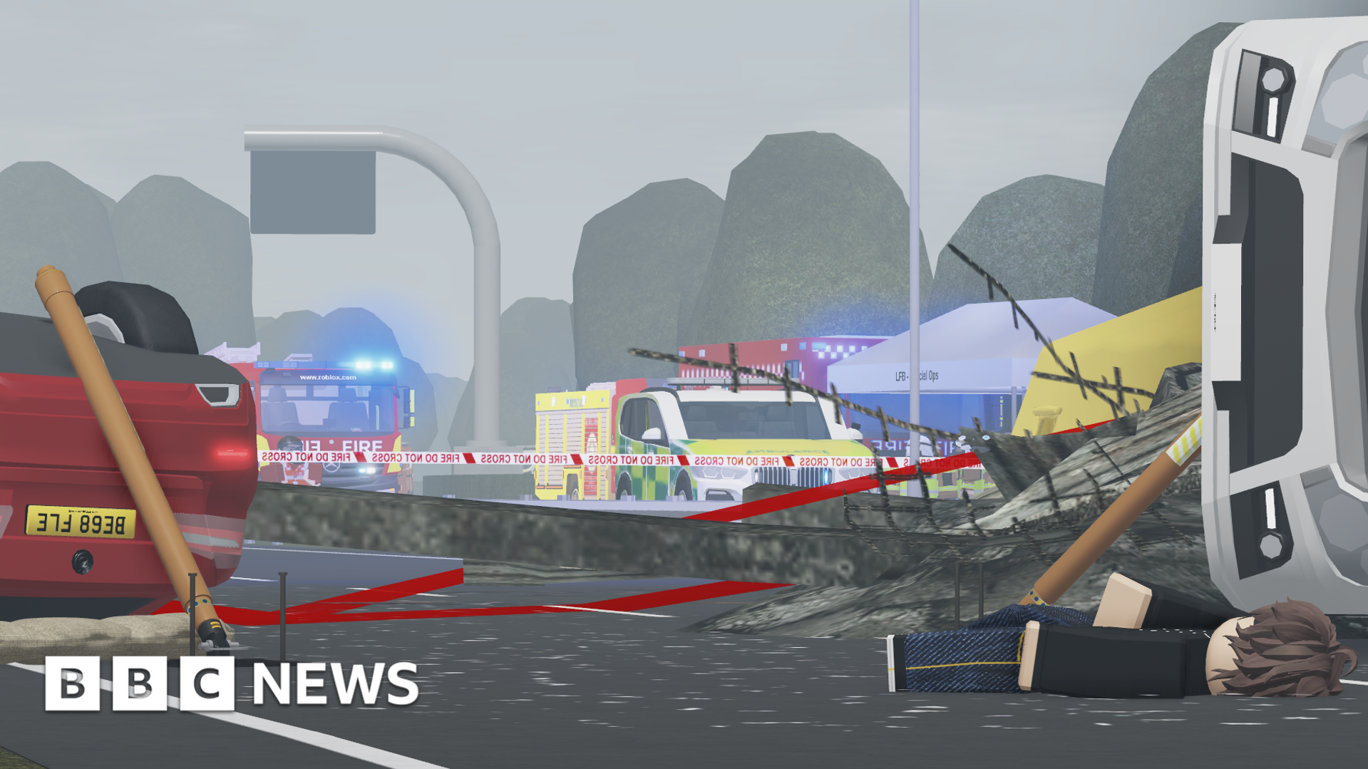 One dead after multi-vehicle crash and chemical spillage on the A29